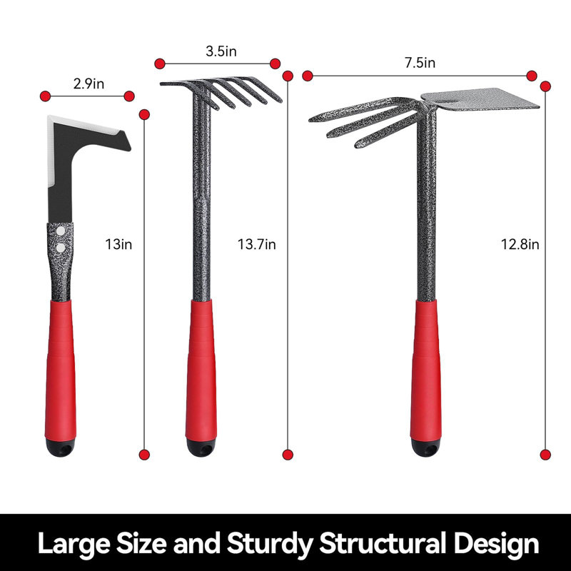 Ensemble d'outils de jardin 6 pièces