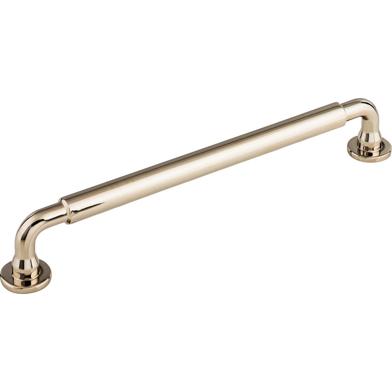 Lily Bar Pull, Polished Nickel, 7 9/16" Center to Center