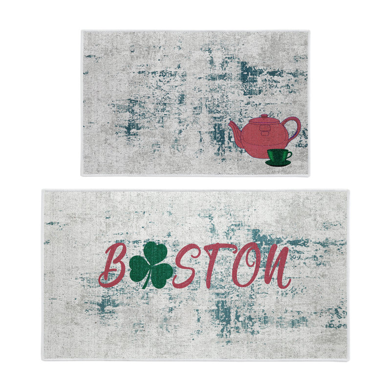 Tapis de cuisine polyvalent 2 pièces