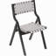 Chaises pliantes en bois, chaises pliantes, chaises de salle à manger en bois empilables pour la cuisine et la salle à manger, siège et dossier tissés, ensemble de 2 chaises de salle à manger