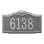 Gatewood Personalized Standard 1-Line Wall Address Plaque
