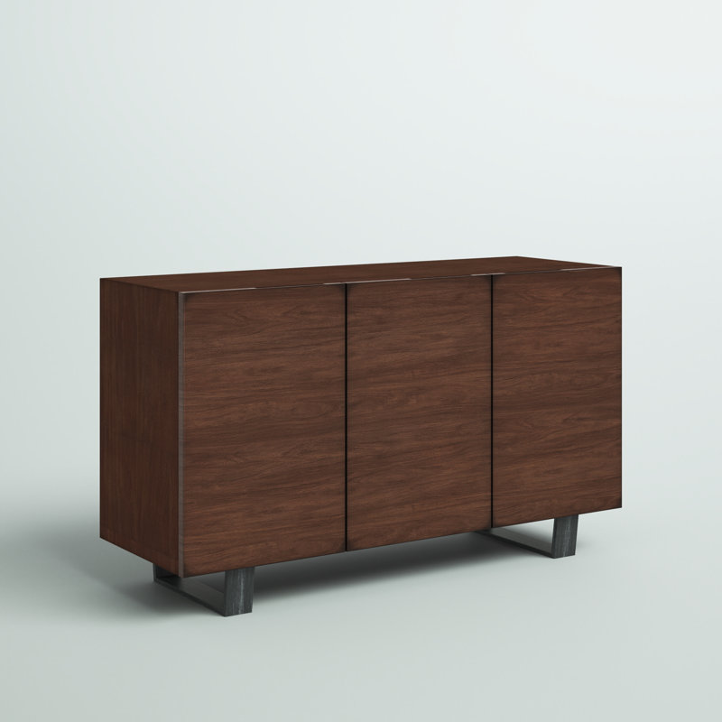 Buffet en bois d'acajou de 55 po de largeur Jaydy