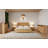 Hultgren - Modern Natural Acacia 2-drawer Nightstand