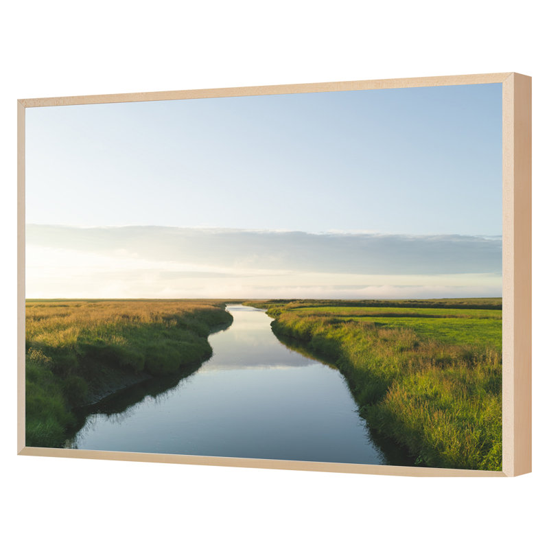 Stream 1 Print by Kwak, Tommy, Maple Single Picture Framed