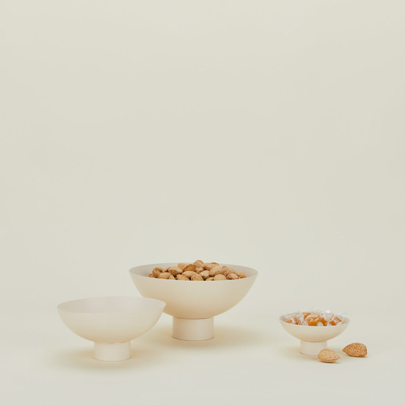 Essential Footed Bowl - Small, Ivory
