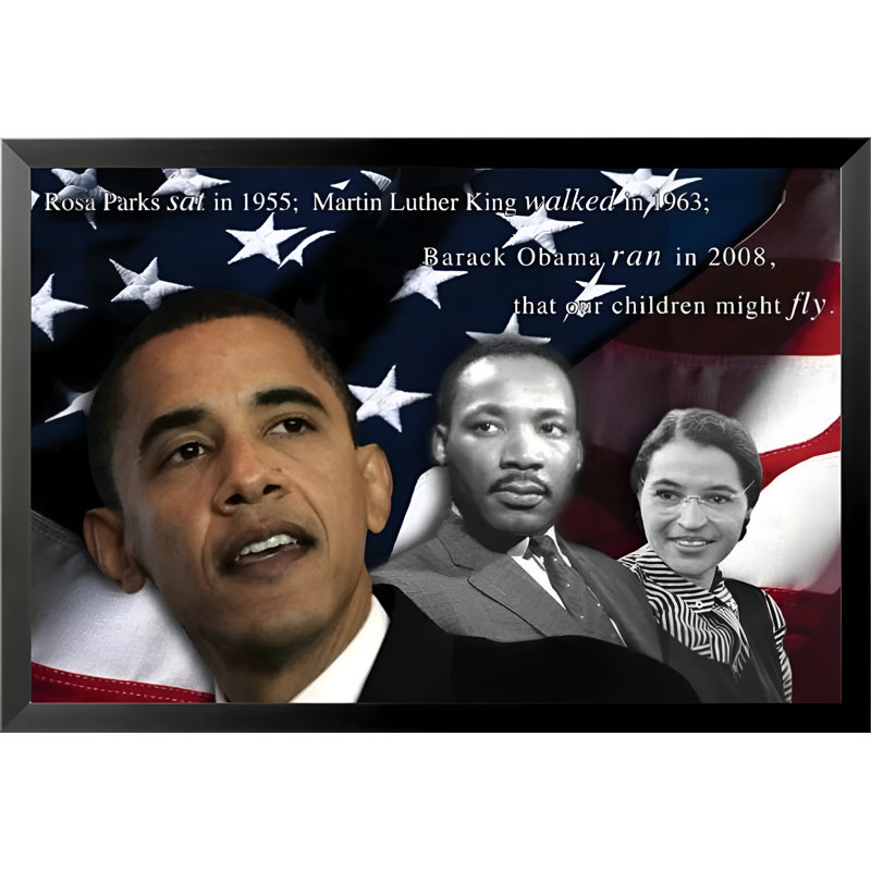 «Our Children Will Fly», impression encadrée, H 12 po x l 18 po x P 1 po