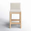 Tabouret de comptoir Carisa Boucle-907552928
