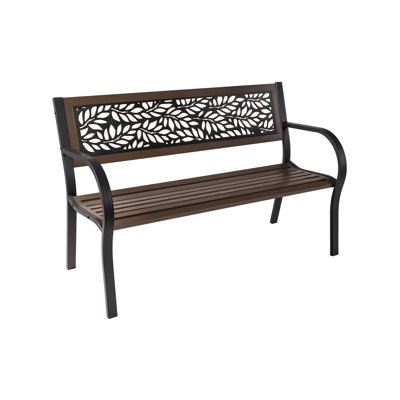Aonesti Flora Tube Steel Park Bench