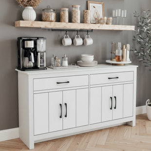 Limestone 4 Door 2 Drawer Multifunctional Sideboard