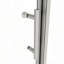 Porte de douche en verre pivotante l 50 à 54 po x H 71 po Piovt, porte de douche coulissante à cadre pivotant-112608384