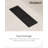 12-inch Linear Shower Drain, 304 Stainless Steel with Adjustable Leveling Feet, Rectangular Floor Drain Bathroom Fittings, Matte Black