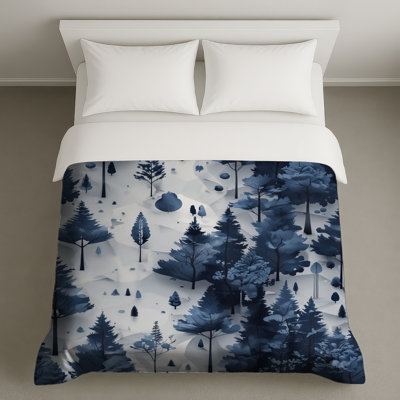 Blue Forest Landscape Duvet Covers