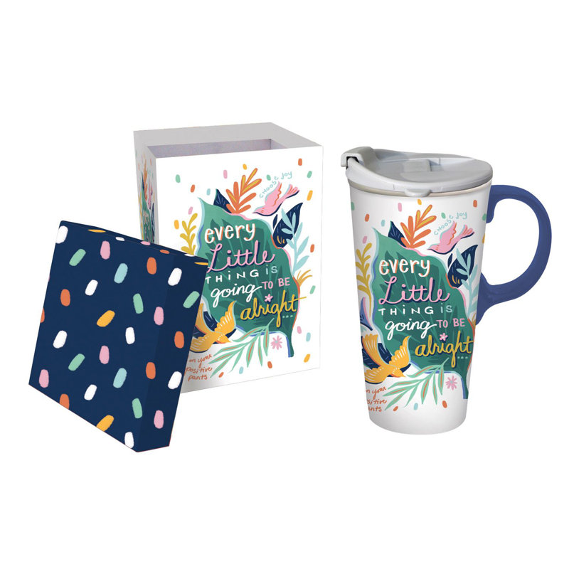 Evergreen Enterprises, Inc Ceramic Travel Mug