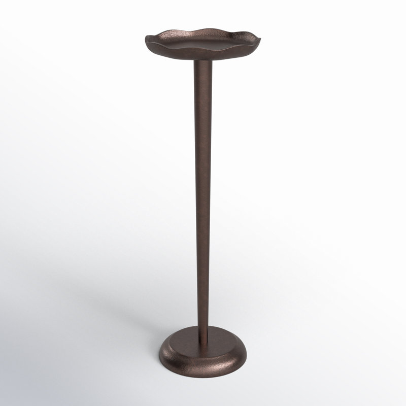 Avelines End Table, Bronze