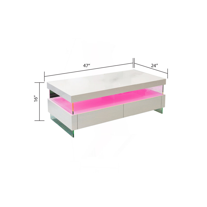 Table basse, Blanc