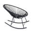 Chaise berçante d'extérieur en vinyle de style Acapulco (ensemble de 2)-41556124