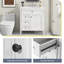 Meuble-lavabo sur pied l 30 po avec lavabo en céramique et tablette réglable-1837151658-1837151657