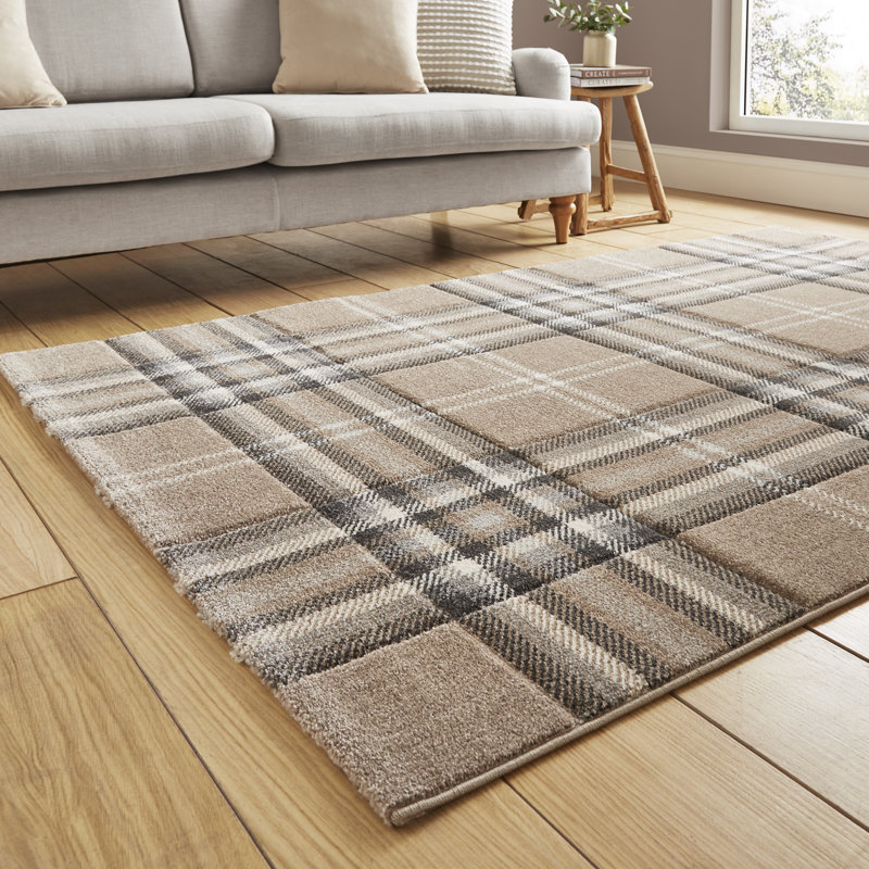 Geometric 160cm X 230cm Area Rug, Beige, Rectangle 120 x 170 cm