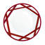 Missoni Dinner Plate Nastri Bordeaux Set Of 2  - Diam. 10.75"