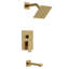 Ensemble de robinet de baignoire et douche, ensemble de garniture de baignoire et douche, valve incluse-73468201