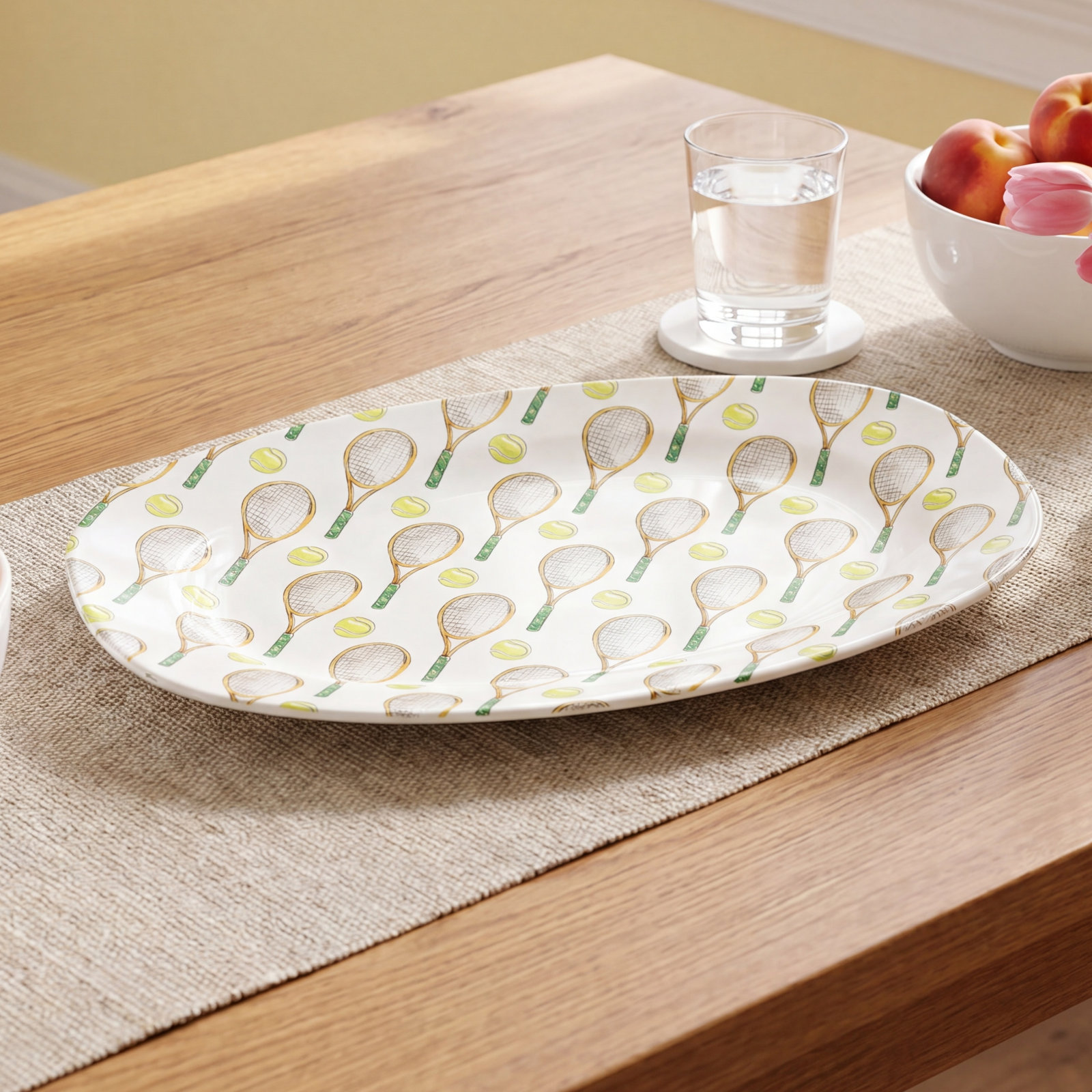 Traychic Oval Resin Platter