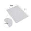Wall sound-absorbing beveled edge felt piece
