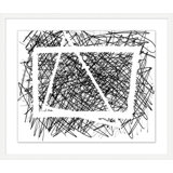 Scratched Blue 1 Painting by Thom Filicia