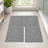 12-Piece Gray Plastic Interlocking Deck Tile Kit, 12 x 12 Inch Waterproof Outdoor Flooring