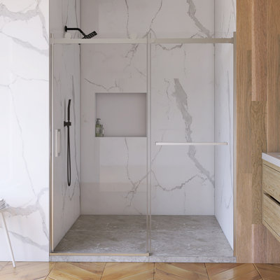56-60" Single Sliding Framed Shower Door