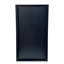 Armoire à vin modulaire de couleur noire avec tablettes de rangement et rehausse pour salle à manger