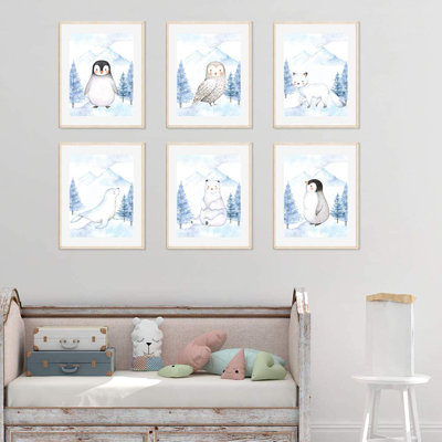Davlos Animals 6 - Piece Paper Print