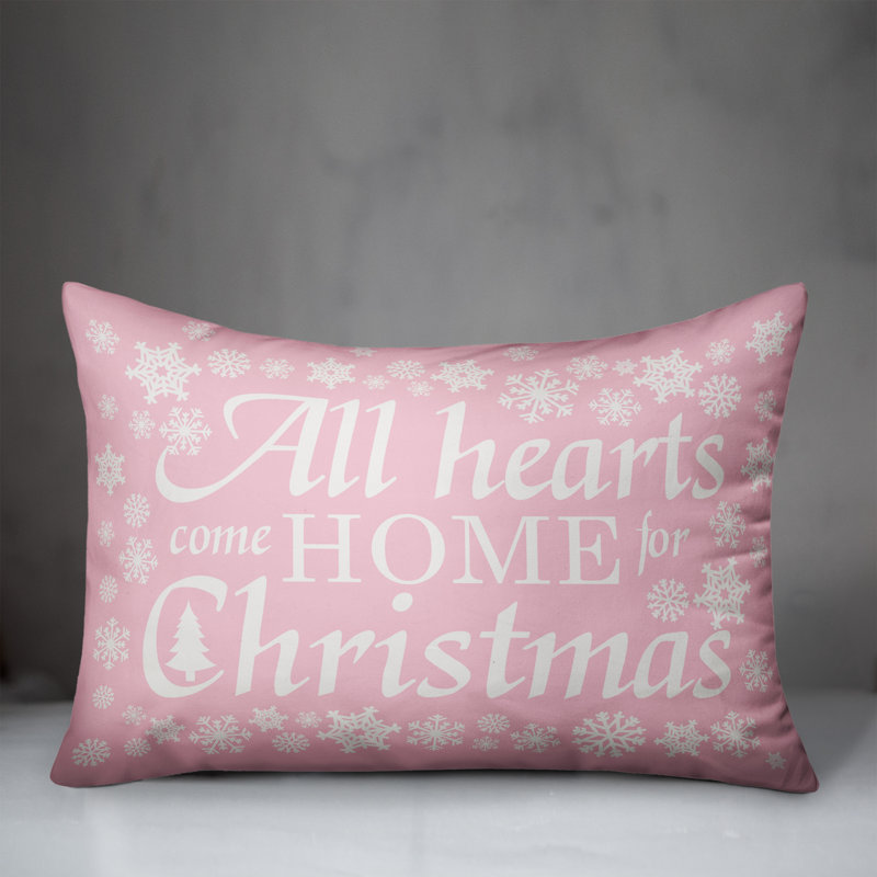  Coussin lombaire All Hearts Home, Housse de coussin seulement - sans coussin
