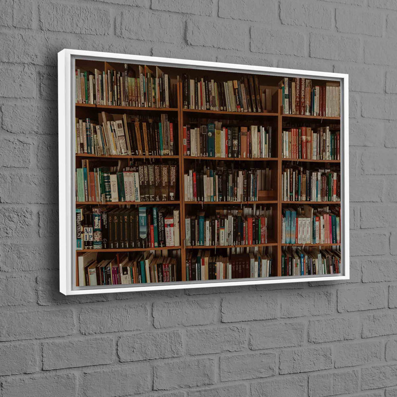 Print on Canvas, 20 cm H x 30 cm W, White Floater Framed