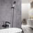 3 Handle Wall Roman Tub Faucet with Diverter