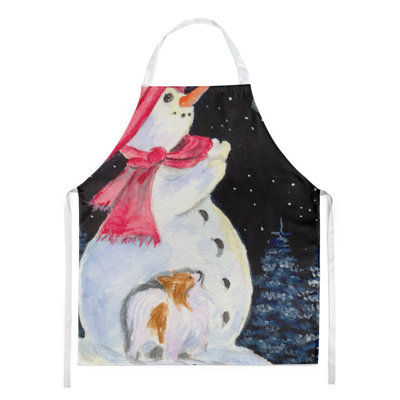 Christmas No Pattern Bib Apron