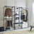 Fiona Wood And Metal Walkin Closet With Five Shelves-1875665005