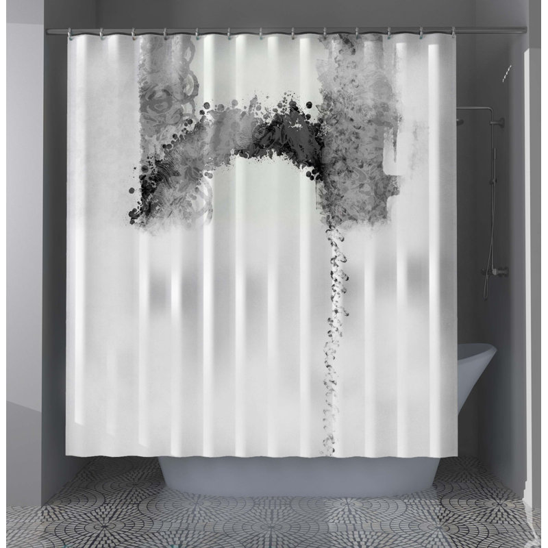 Rideau de douche abstrait Issael