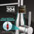 Single Handle Spring Neck Pull-Down Kitchen Faucet with 3-Function Sprayer, 360° Swivel Spout, and Deck Plate-94553830