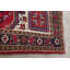 Tapis géométrique rouge 5 x 7
