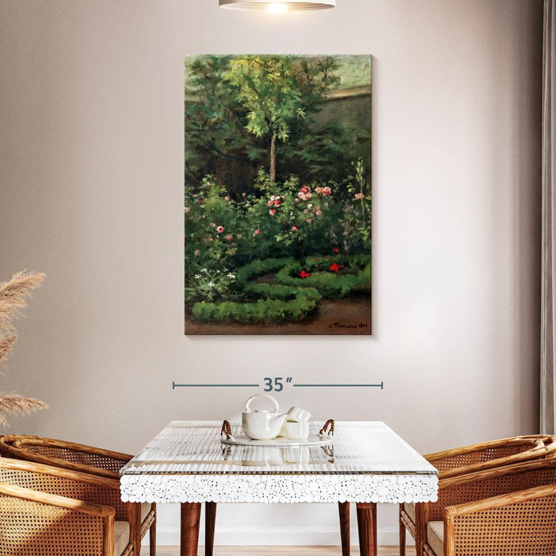Senne A Rose Garden 1862, 48" H x 32" W