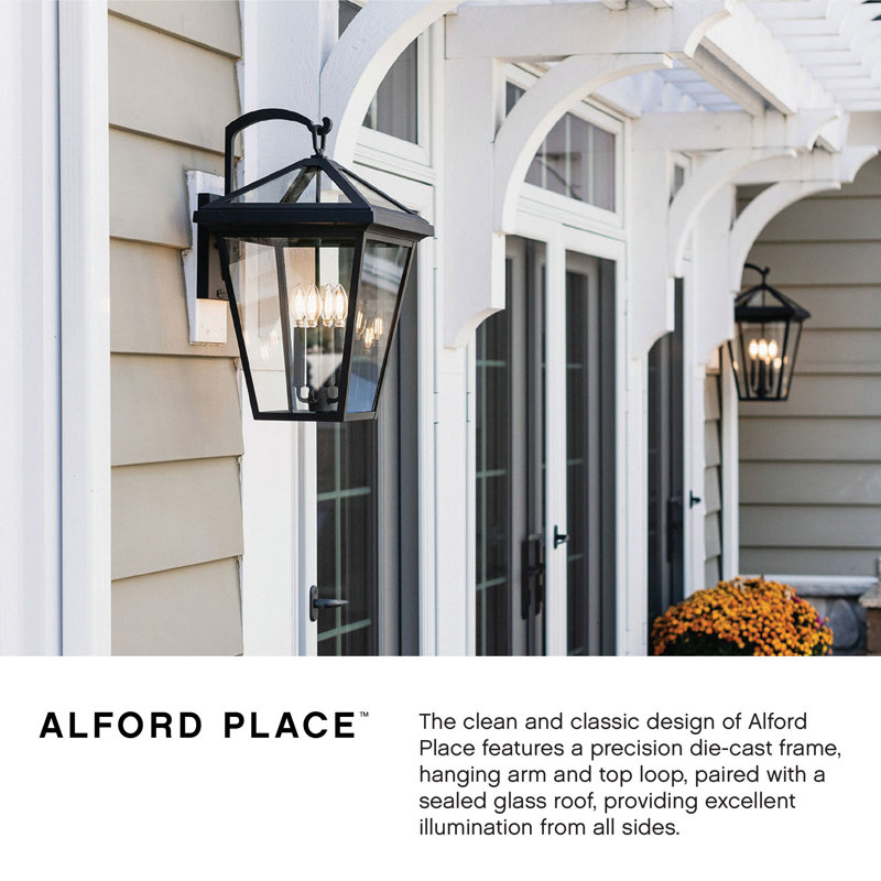 Alford Place Outdoor Wall Lantern, Oil Rubbed Bronze