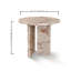 table basse en marbre naturel, petite table, table de salon, 17,7 h 15,8 po / 45 h 40 cm, marbre véritable, marbre véritable-129682094
