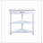 33.8'' Small Triangle Corner Table, Wood Corner Side Table for Small Spaces/ Living Room, 3 Tier End Corner Table with Solid Wood Legs-1273634572