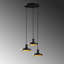 Luminaire suspendu en forme de dôme à 3 lumières Excalibur-1649367836
