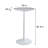 White Round Bar Table