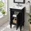 Meuble-lavabo compact avec lavabo, portes à fermeture douce et tablette réglable-1428808799