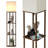 Aleshea 62.99'' Black Traditional Floor Lamp