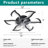 32" Modern Flower Flush Mount Ceiling Fan with LED Light and Remote Control (Black)