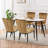 Velvet Upholstered Parsons Chair-1363855930