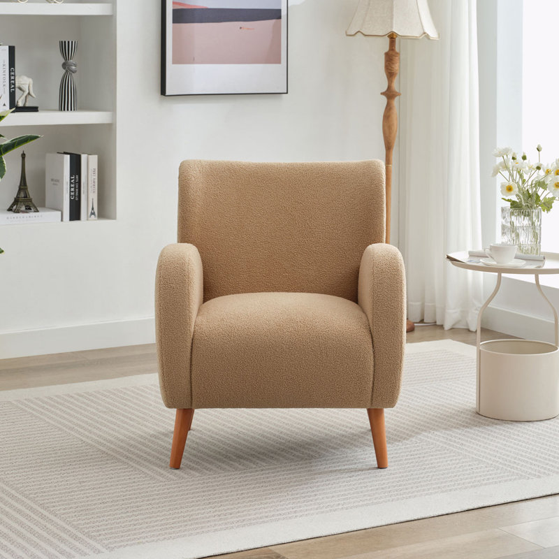Chaise longue rembourrée Manhart, Combinaison chameau